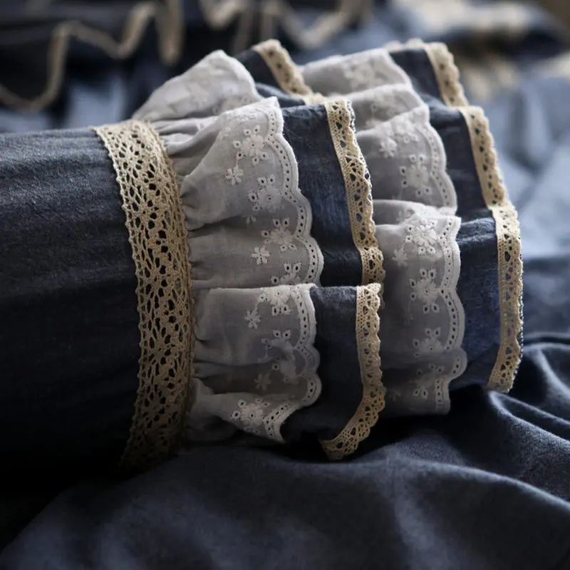 Новая Элегантная декоративная кружевная Подушка с вышивкой в европейском стиле