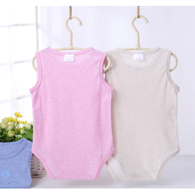 Детские боди bebe vestidos Новорожденные Одежда для девочек Одежда для маленького мальчика летнее Боди без рукавов Импортная детская одежда хлопок