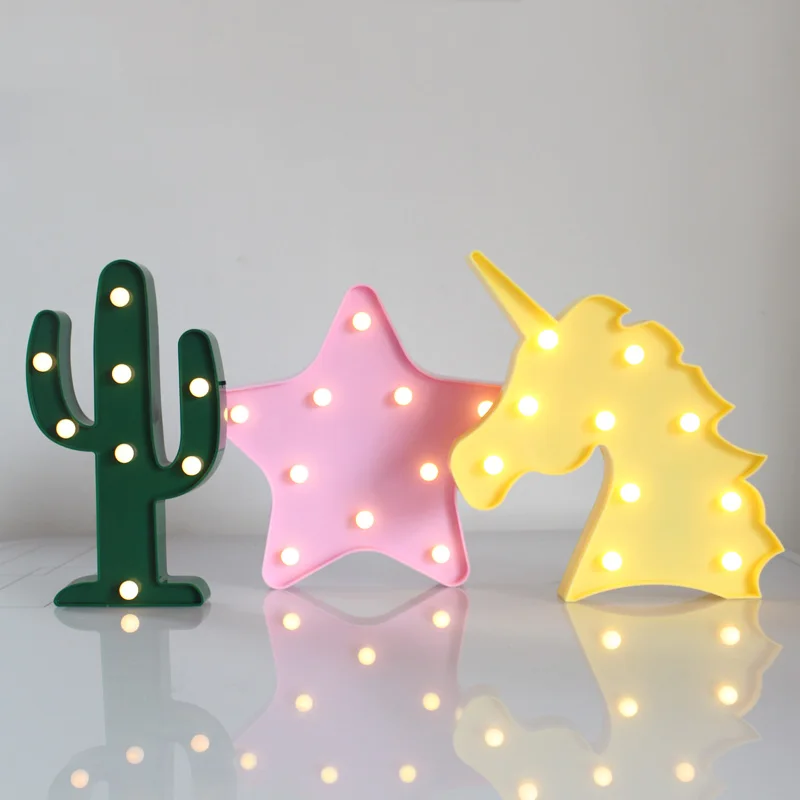 3D LED кролик Лебедь бабочка Фламинго дизайн лампы украшения стены ночное