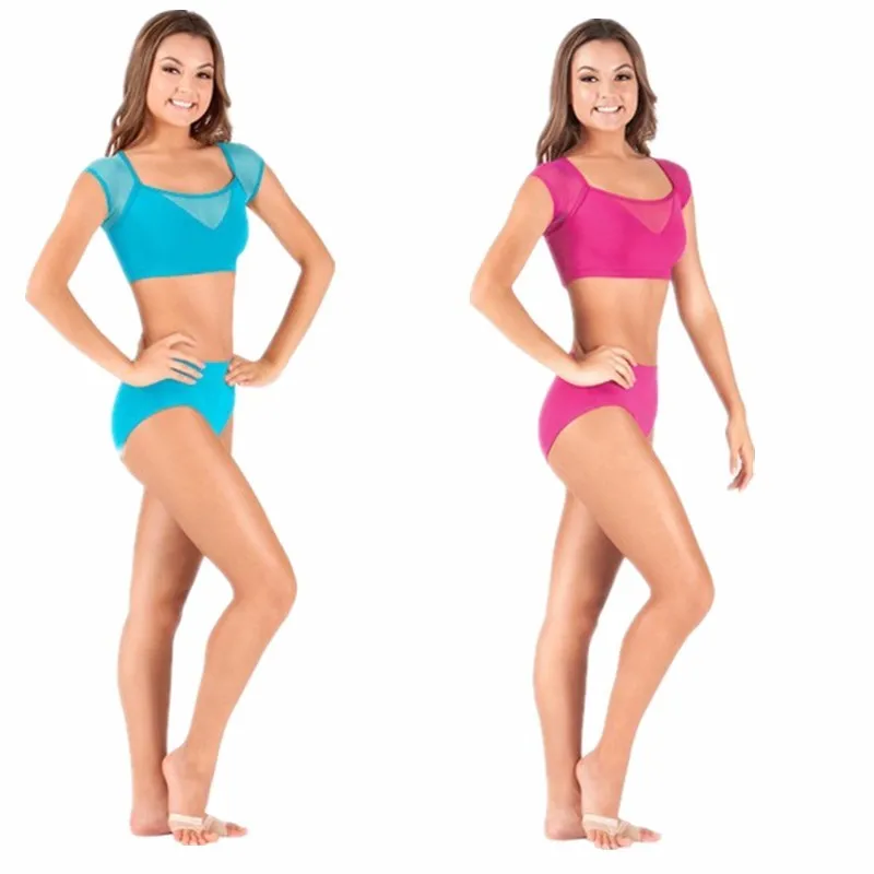 Женские шорты для танцев ICOSTUMES Cheer Brief черный джаз спандекс лайкра балет