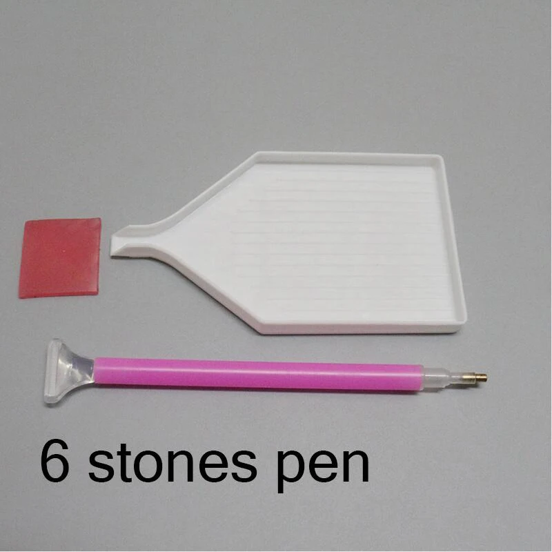 5D Diamond Painting Cross Stitch Tools Set Mosaic Embroidery tools Pen Glue Plastic Tray And Gags For Handwork | Дом и сад