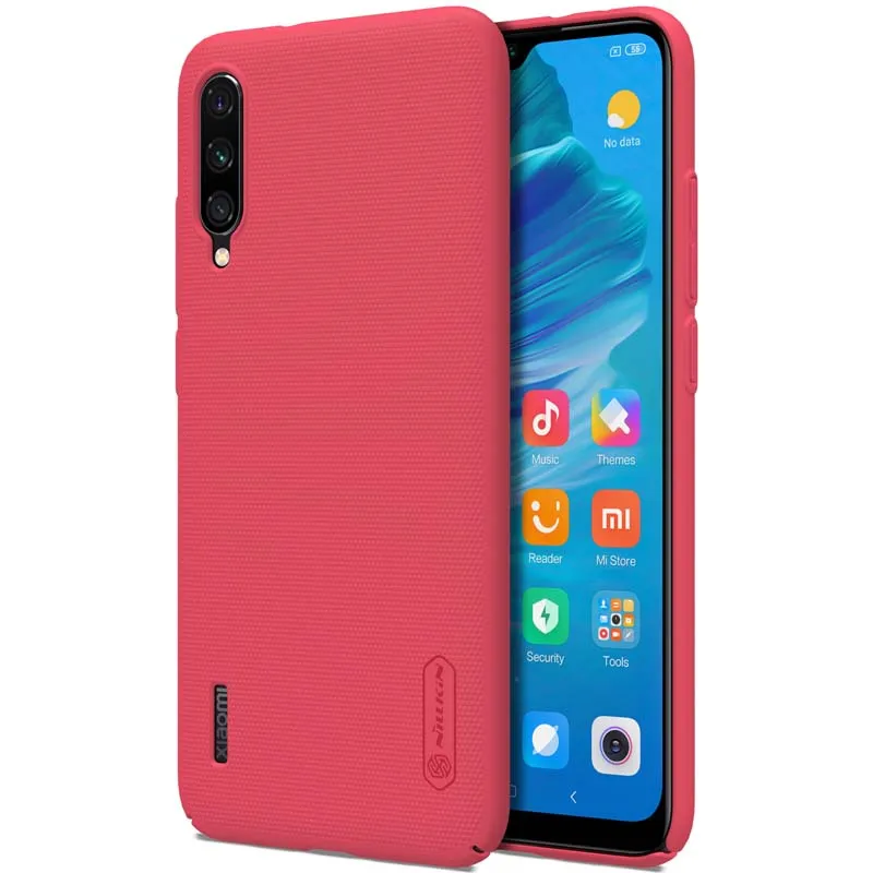 Красный Чехол для Xiaomi Mi CC9 CC9E Mi9 Mi 9 Lite корпус Nillkin матовый щит PC задняя крышка для Xiaomi Mi 9 Lite чехол 6,39'' - Цвет: Красный