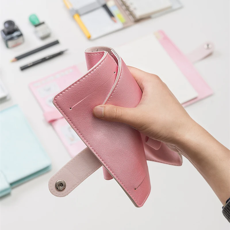 Creative специальный школьные принадлежности A5 A6 многоразового notebook милый ежедневник 25 мм связующего кольцо планы на г