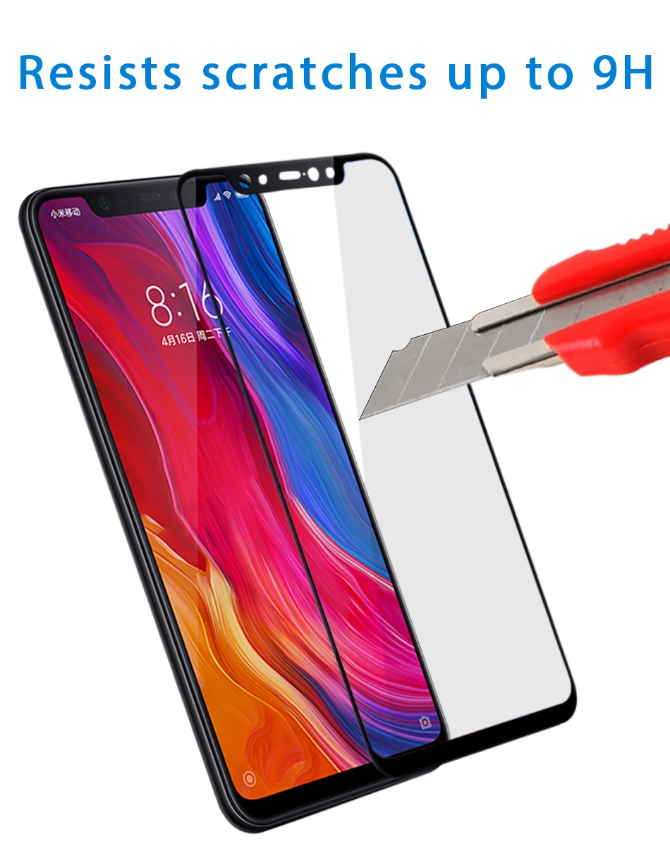 PZOZ для xiaomi mi 8 mi 9, закаленное стекло, Защитная пленка для экрана xiaomi mi 8 9, полноэкранное стекло, прозрачная пленка для телефона xao mi xio mi