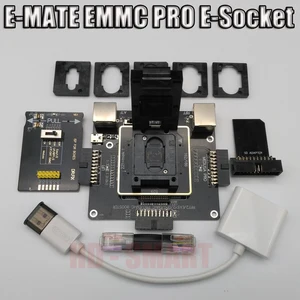 E-MATE коробка E mate box E-Socket 6 в 1 без сварки BGA169E BGA162 BGA221 поддержка Medusa Pro boxUFIATFлегкий JTAG PlugRIFF box