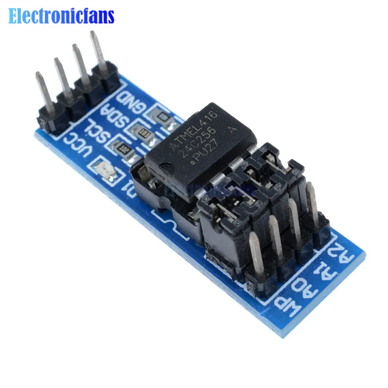 Модуль памяти EEPROM с интерфейсом I2C AT24C256 24C256 чип 8P индикатор питания Натяжной