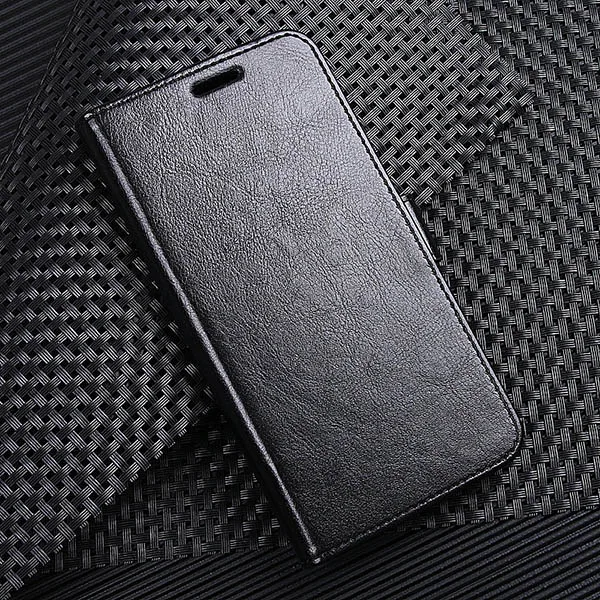 JONSNOW кожаный бумажник чехол для samsung A7 A6 A8 плюс J2 J4 J6+ J8 J3 J5 J7 класса люкс из искусственной кожи чехол Capa Fundas - Цвет: Black