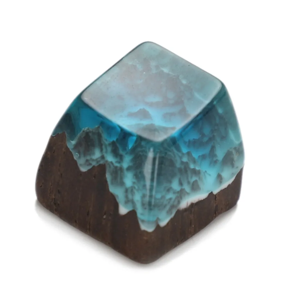 Новинка Keycap SA Profile R1 синий зеленый для вишни MX механическая клавиатура из