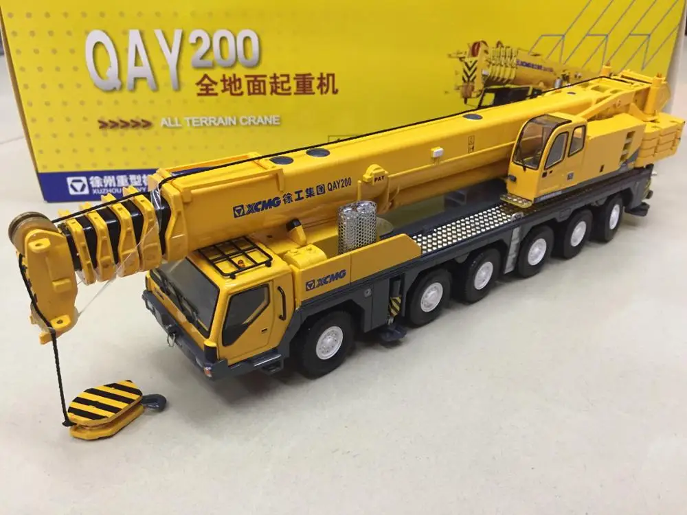 1/50 XCMG QAY200T мобильный тяжелый кран Металлический Литой Грузовик игрушечной модели