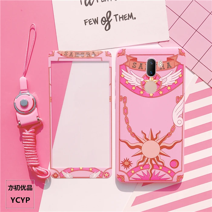 Чехол для Xiaomi Mi8 Cardcaptor Sakura + пленка из закаленного стекла мультяшный чехол Mi6 / 6X Mi 5X