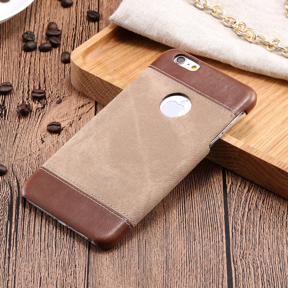 6 S Plus 5 дюймов роскошный джинсовый узор задняя крышка для iPhone 6splus