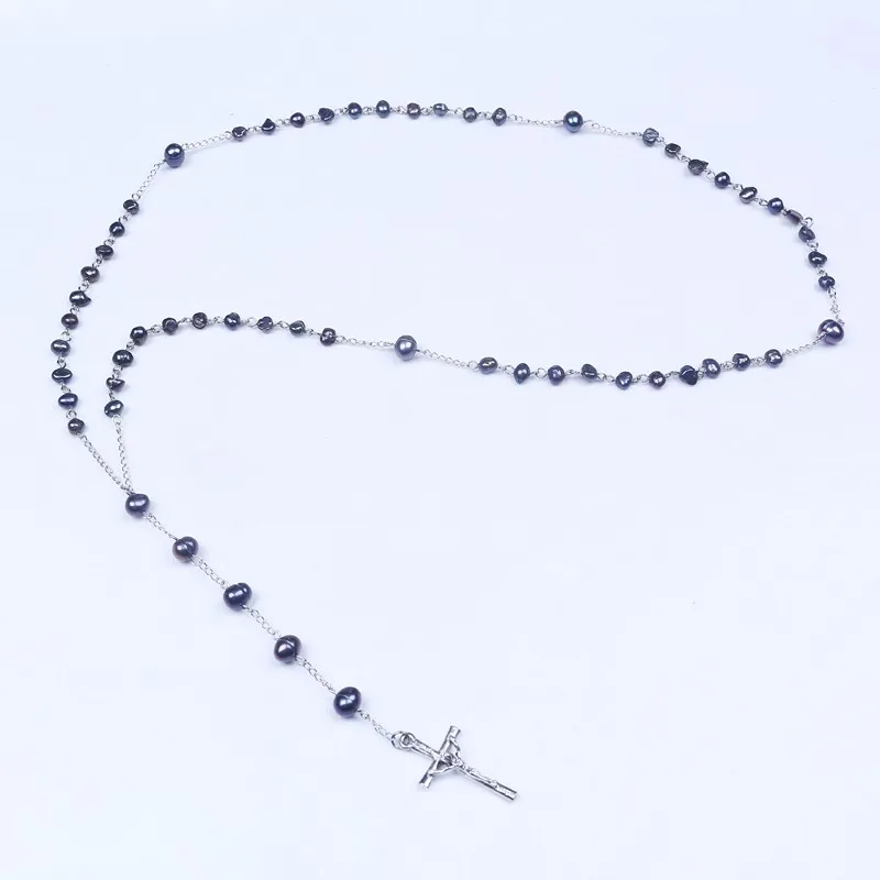 Новинка религиозная Святая Дева Мария розари ожерелье жемчужные бусы Иисус