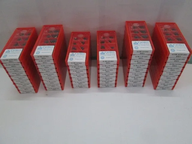 10 шт. CARMEX 16IRAG60 CNC внутренние резьбовые карбидные вставки для обработки резьбы из