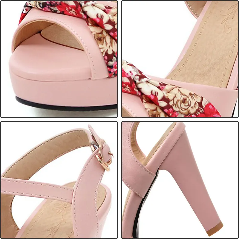 Fanyuan/летние женские босоножки Этнические сандалии с принтом Босоножки на