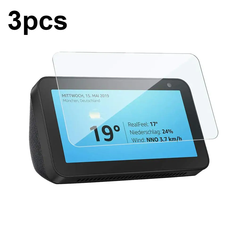 Защитная пленка из закаленного стекла с защитой от царапин для Amazon Echo Show 5 3 шт