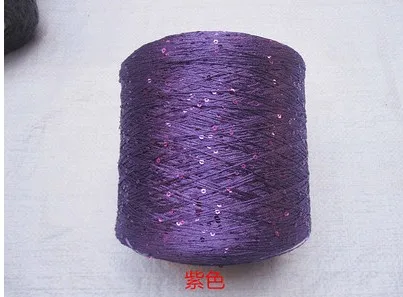Новое поступление популярная пряжа с пайетками 250 г модные нитки для ручного вязания Иглы бисер пряжа нить для вязания D697 - Цвет: Number 9