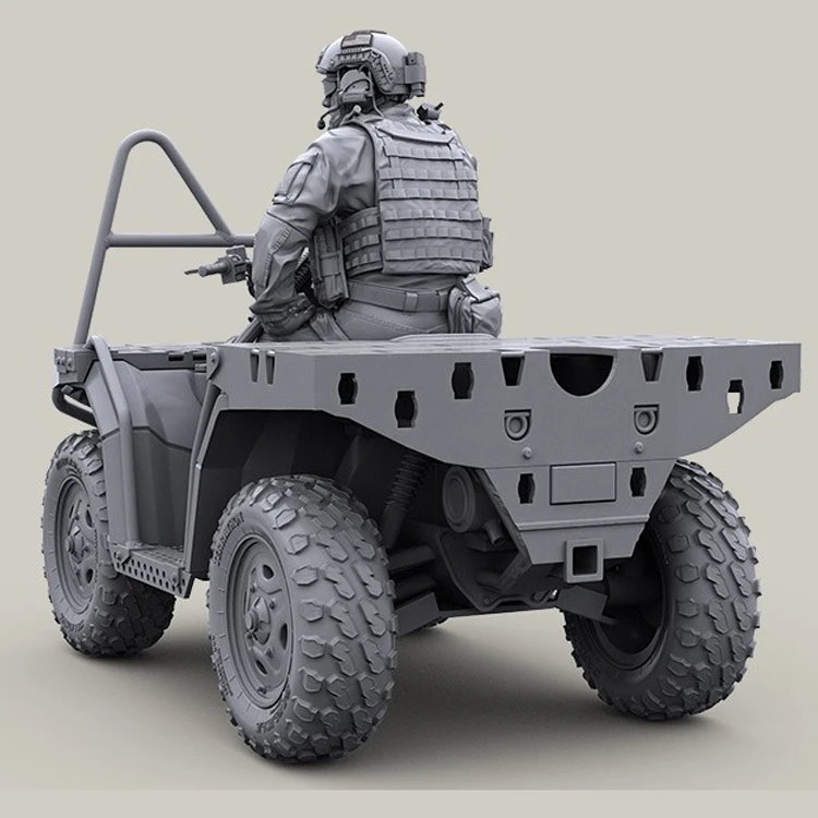 1/35 США спецназ современный вездеход с Mk18 не включает автомобиль полимерную