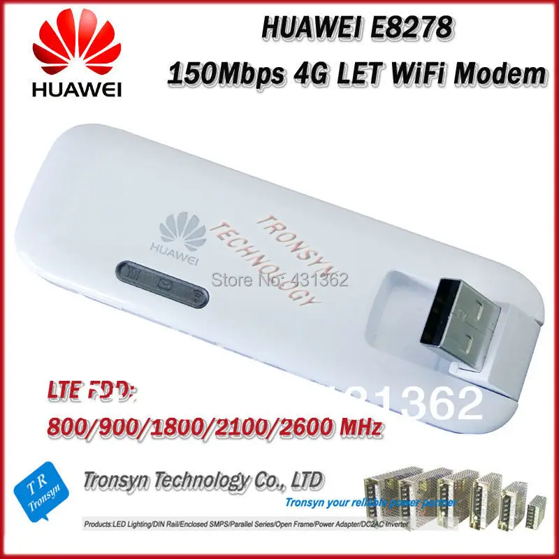 Новое поступление разблокированный LTE FDD 150 Мбит/с HUAWEI E8278 4G мобильный WiFi ключ и 4G USB wifi-модем