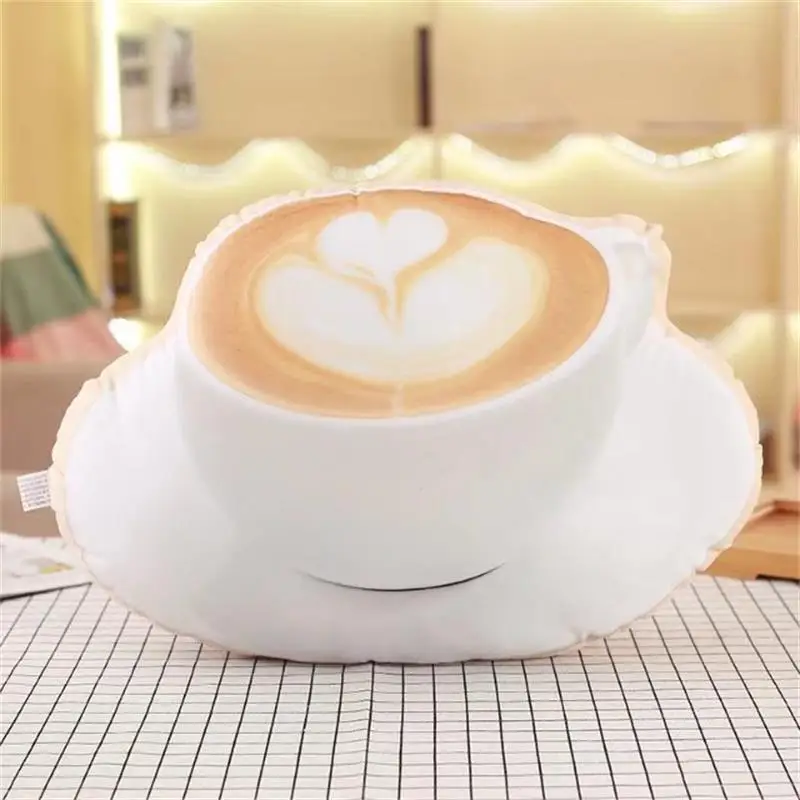 3D имитация формы еды плюшевая подушка креативный торт кофейное пиво плюшевые