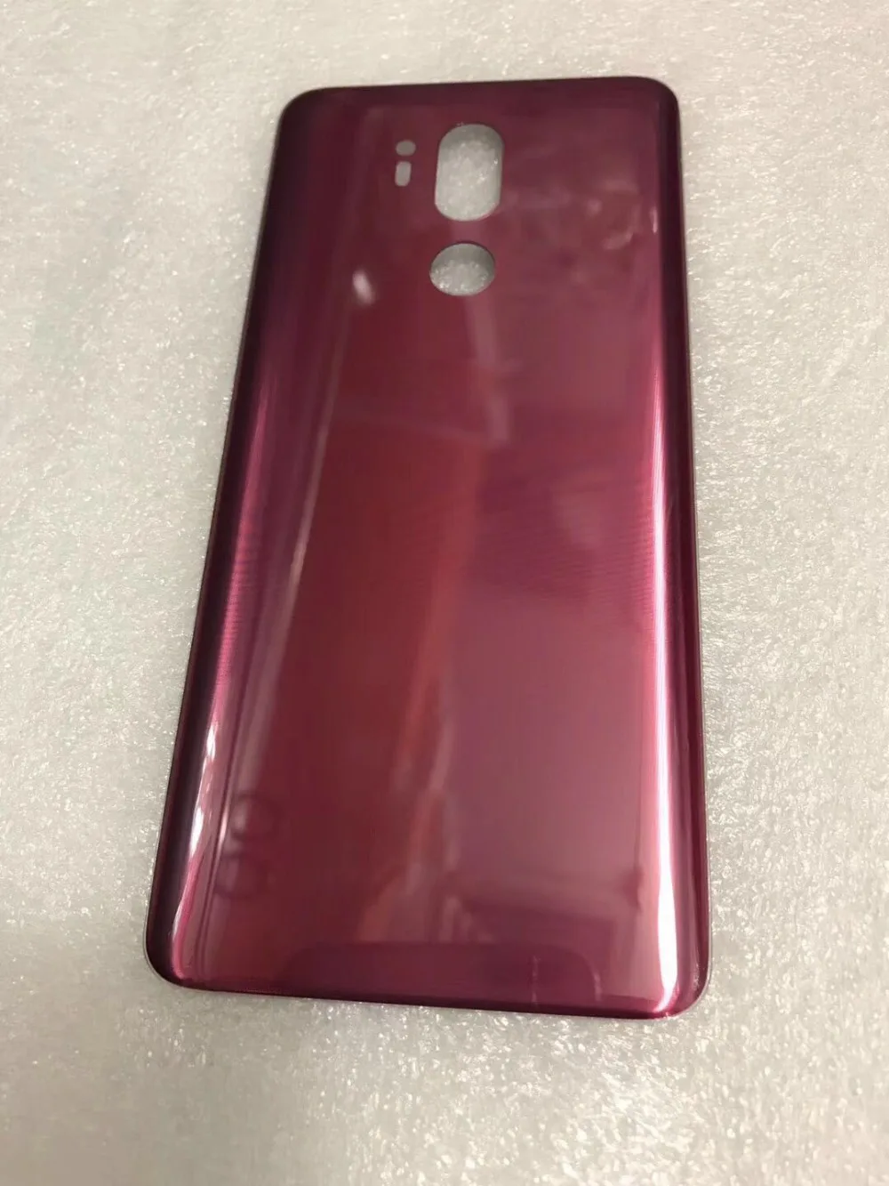 Для LG G7 ThinQ G710 Задняя крышка батареи задняя дверь панель стекло Корпус чехол+ клейкая наклейка