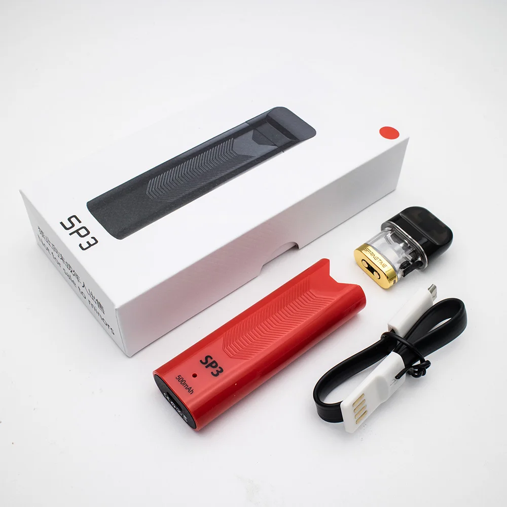 A Touch SP3 Pod Комплект с 500 мАч встроенной батареей и 1 5 мл картридж испаритель Ecig мини