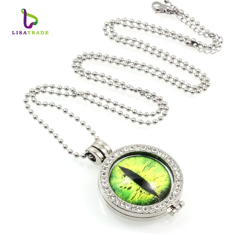 Мое ожерелье в форме монеты глаза 33 мм диск для монет женщин размер 35 держатель с