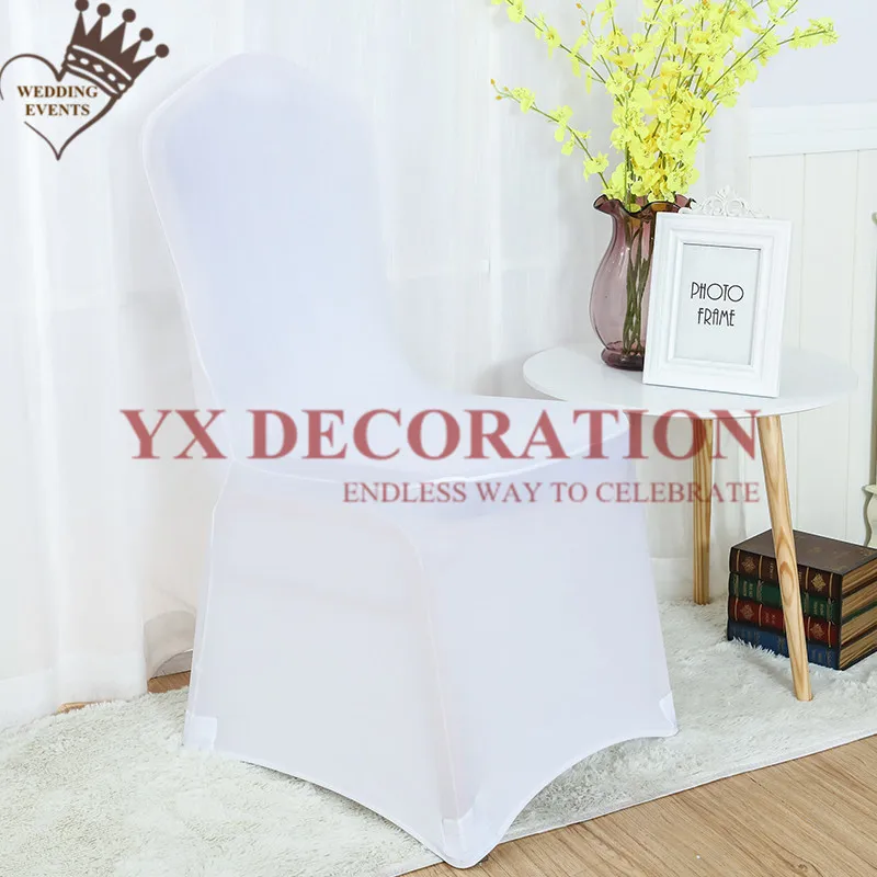 Дешевая цена спандекс лайкровый чехол на стул полиэстер ткань для свадебного