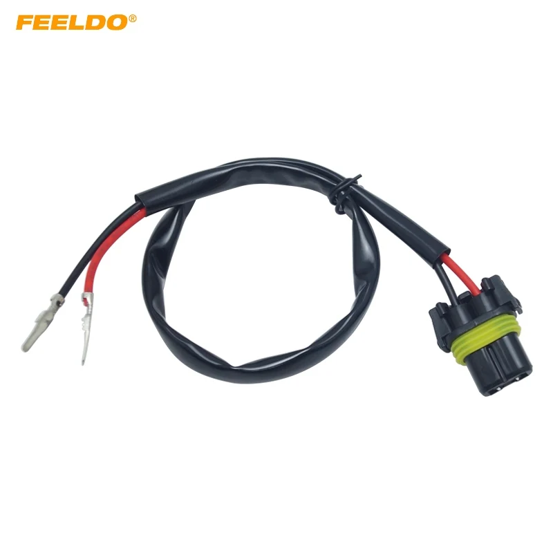 FEELDO 1 шт. комплекты автомобильных H11-Pin 9005/9006 Женский Кабель питания HID