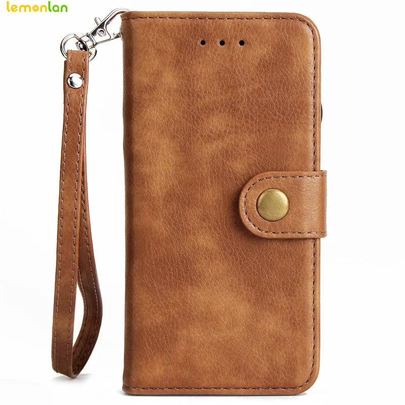 Light Brown Lemonlan для Samsung S8 Ретро съемный кошелек магнитные кожаный чехол для телефона для Samsung Galaxy s8plus S8 плюс сумка В виде ракушки крышка - Цвет: Light Brown