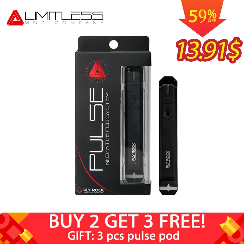 Оригинальная безграничная импульсная Pod система мод Co 2 мл pod 8 Вт 380 мАч