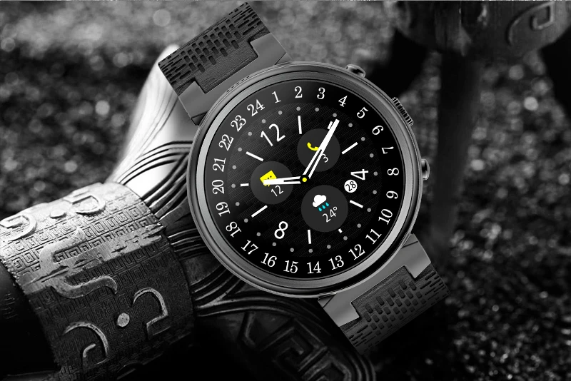 Высококлассные мужские Android системы 3g wifi gps SmartWatch Ram 2 Гб Rom 16 Гб MTK6580 детектор сердечного ритма Смарт часы телефон для iphone x