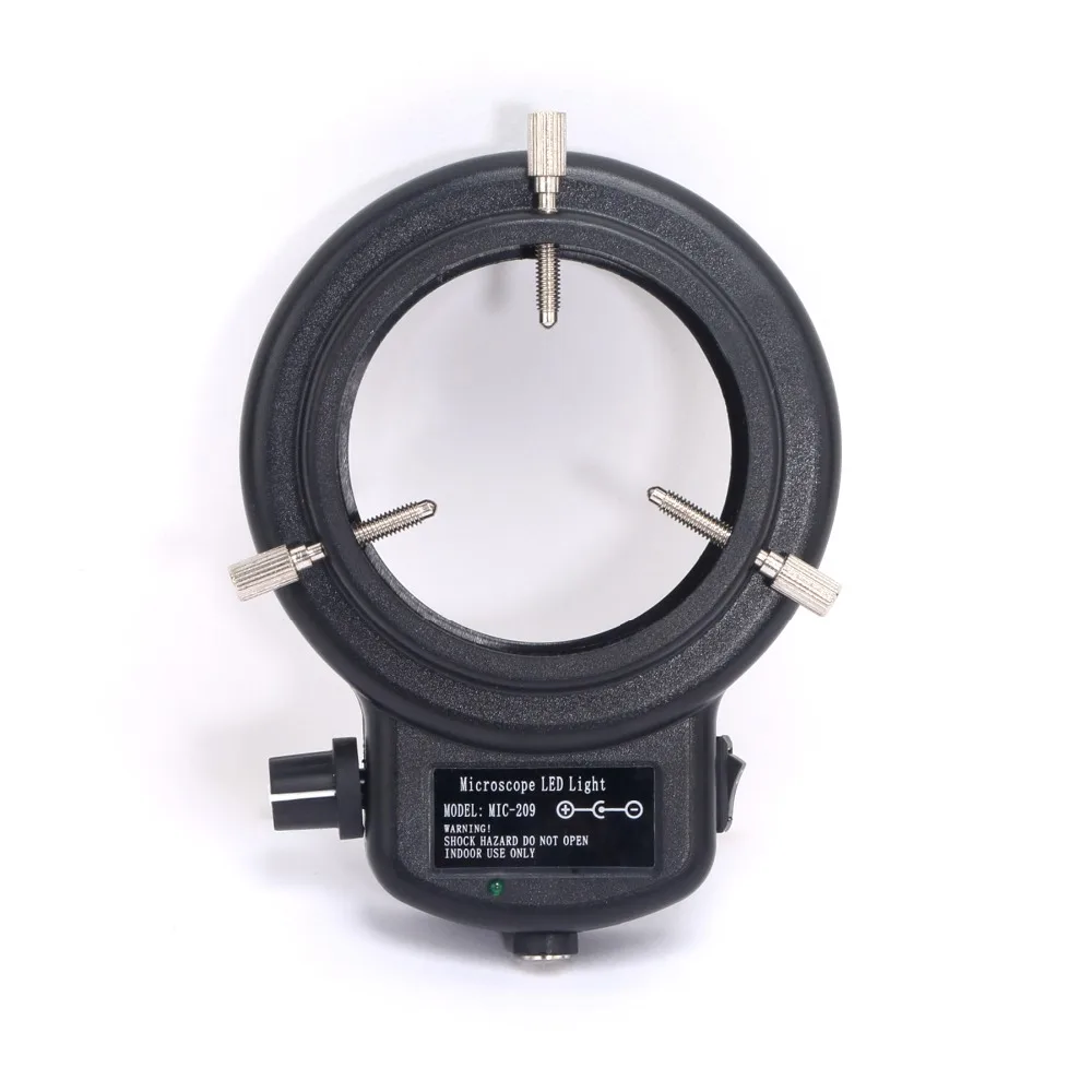 Регулируемая 144 СВЕТОДИОДНЫЙ Кольцо света осветитель для стерео микроскоп и