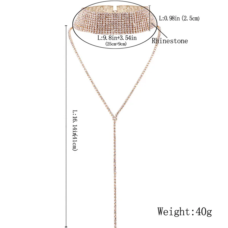Чокеры со стразами роскошные с кристаллами и драгоценными камнями 2017 воротник