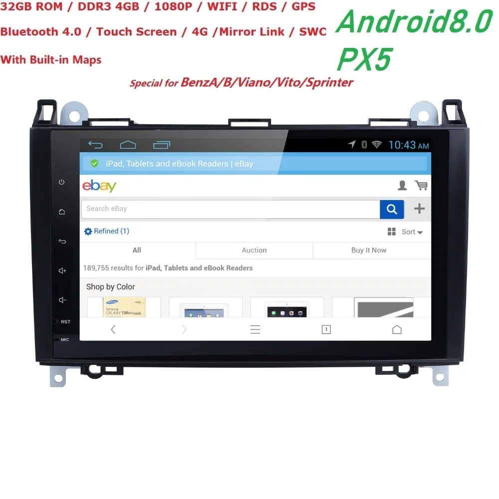 PX5 автомобильный радиоприемник NODVD для Mercedes Benz Sprinter A class B200 Vito Viano W169 W245 W469 W906 NAVI с радио 2 din wifi