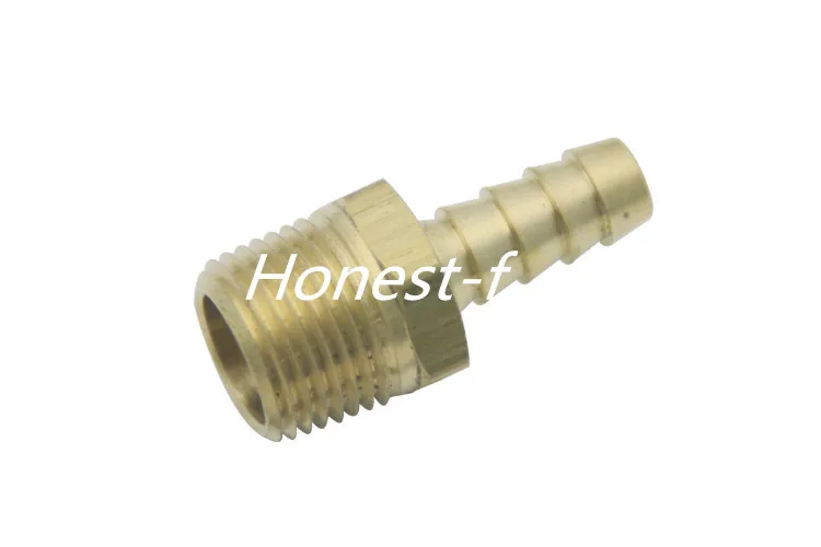 

Brass BSP Barbed Fitting Coupler / Connector 3/8" Male BSPP x 5/16"(8mm)Hose Barb Fuel Gas