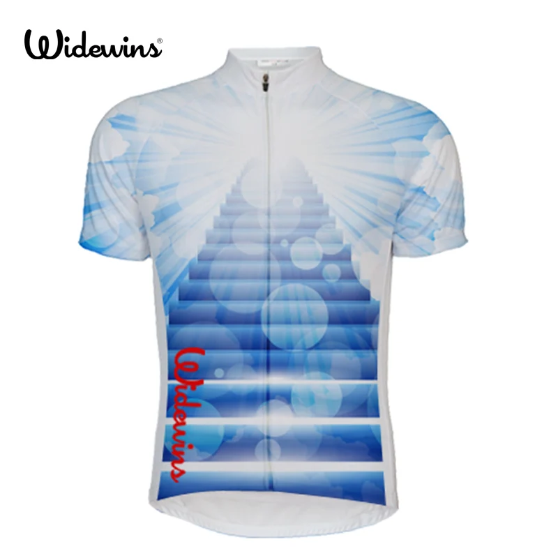 2017 Men Cycling Jersey Bike Short Sleeve T-Shirt Clothing Tops Sportwear Red/Blue 56741 | Спорт и развлечения