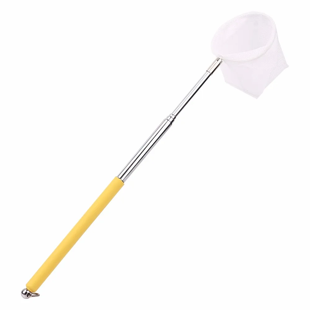 Выдвижная 3D аквариумная рыболовная сеть Удочка из нержавеющей стали круглая