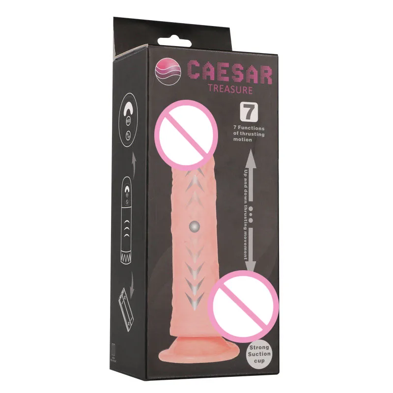 7 Частотный Телескопический реалистичный фаллоимитатор вибратор огромный