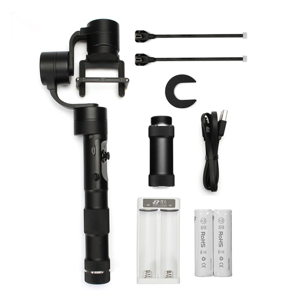 ZHIYUN Z1 Evolution Gimbal Gopro 3 осевой Ручной Стабилизатор экшн камеры для GoPro Hero 4 5