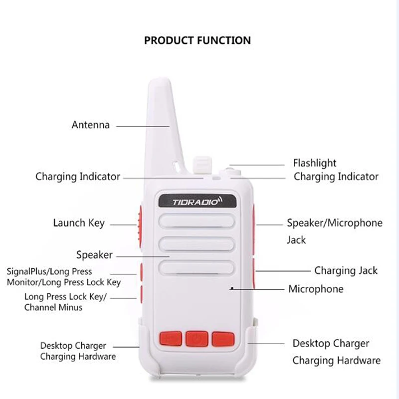 10 шт. TD-M9 Портативный Мини Walkie Talkie 16ch UHF400-480MHz радиолюбителей дети радио игрушки