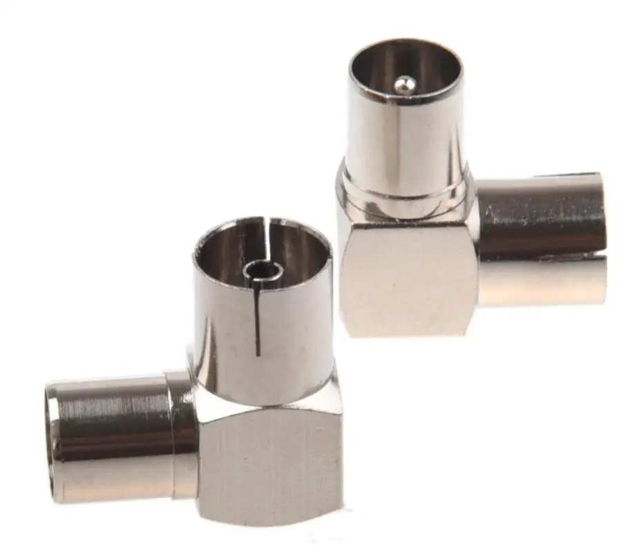 Антенна для телевизора разъем адаптер стальной Прямоугольный штекер гнезда