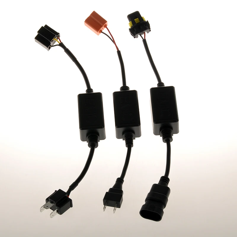 2 шт 9006 H4 H7 led canbus декодер для светодиодные фары автомобиля адаптер резистор jeep
