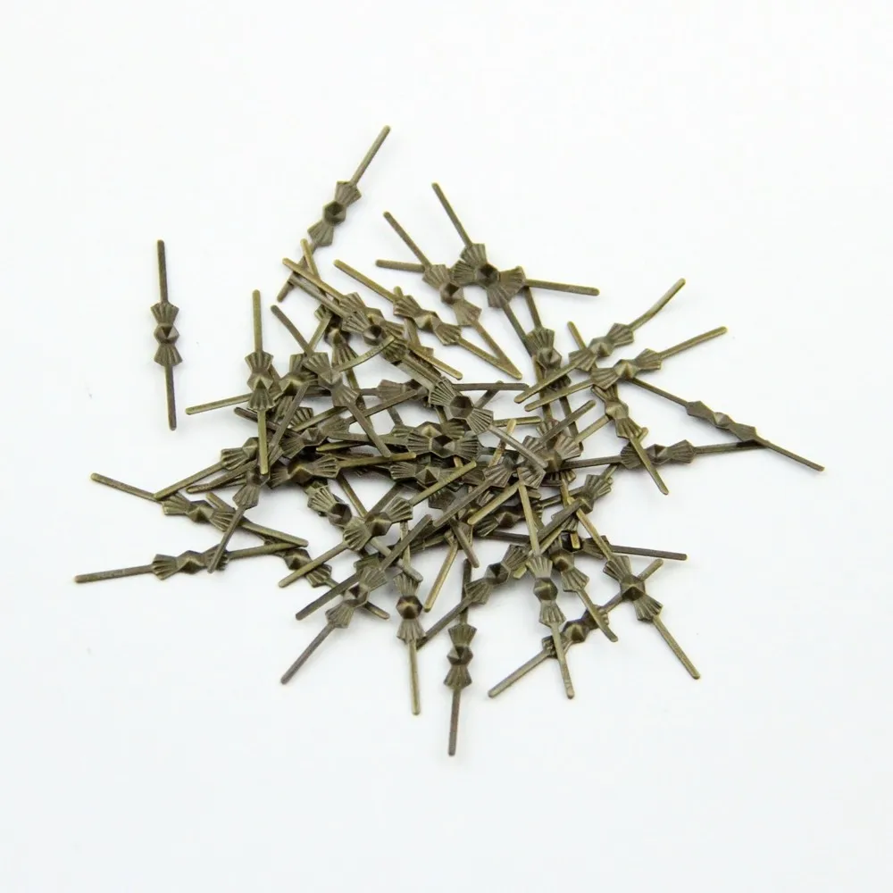 45 мм 1000 шт Бронза Цвет Медь бабочка металлы Зажимы для галстука бабочки части