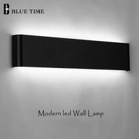 blackwhite modern led wall light metal sconce wall lamp for bathroom light bedroom bedside room living room wandlamp 110v 220v
