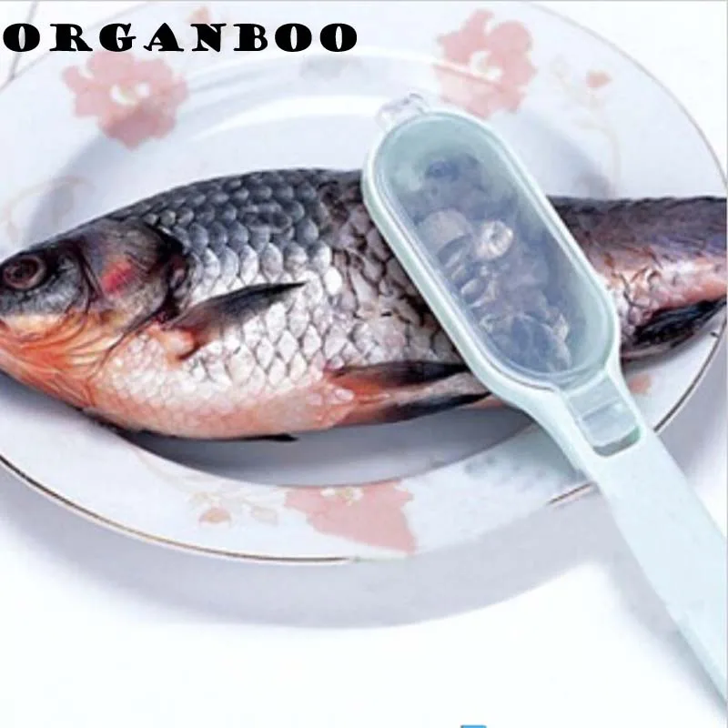 Недорогой полезный кухонный инструмент 1 шт. очистка рыбьей чешуи щетка для