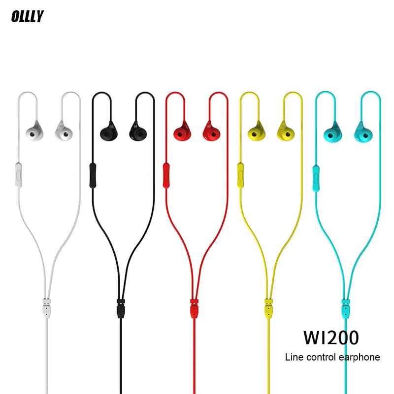 Модный тренд WI200 candy line control мобильный телефон гарнитура для Apple проводная с