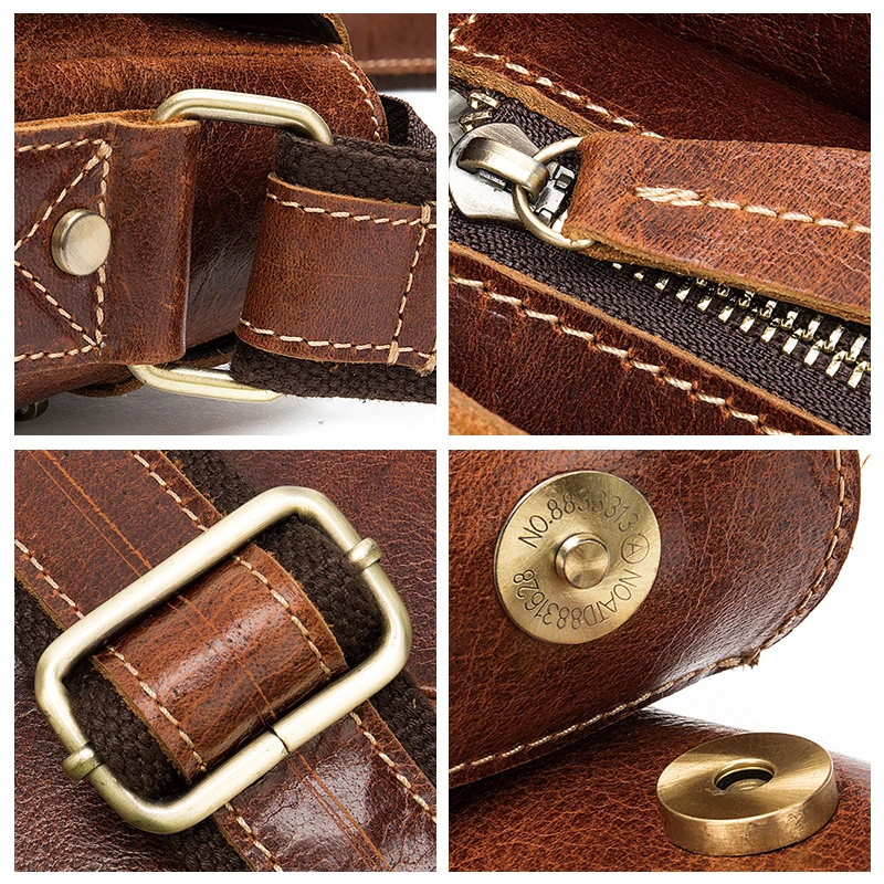 Сумка на плечо WESTAL для мужчин саквояж кросс боди из натуральной кожи мессенджер