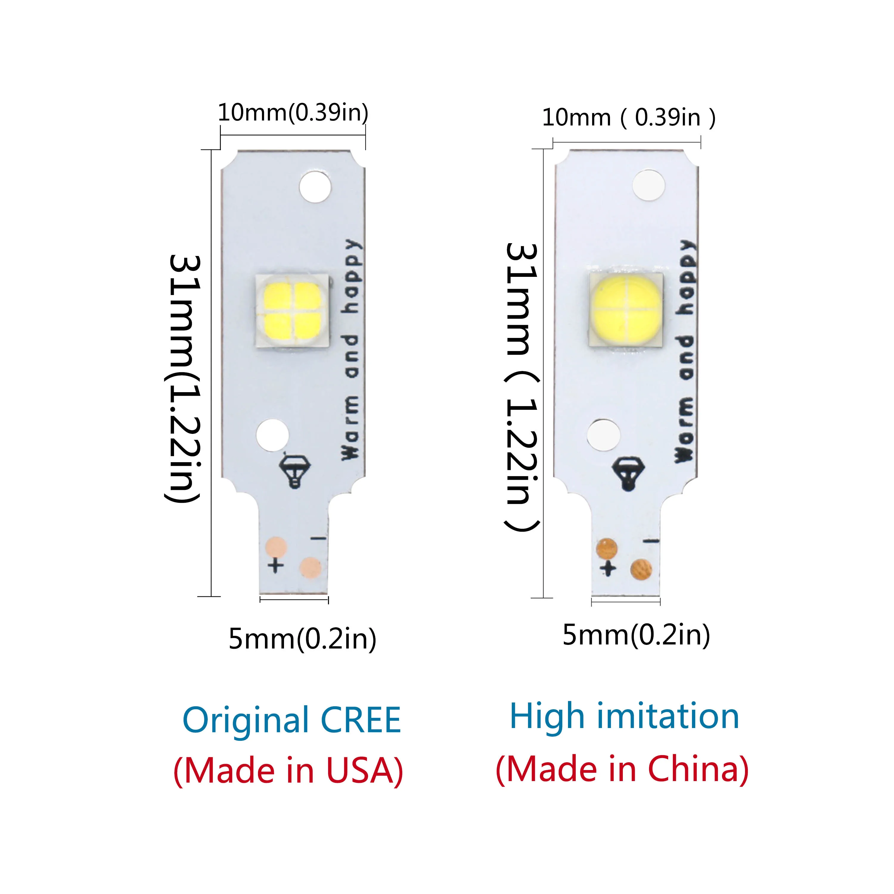 1 шт. полный Мощность Светодиодный светильник DIY оригинальный DC6V светодиодный XHP50