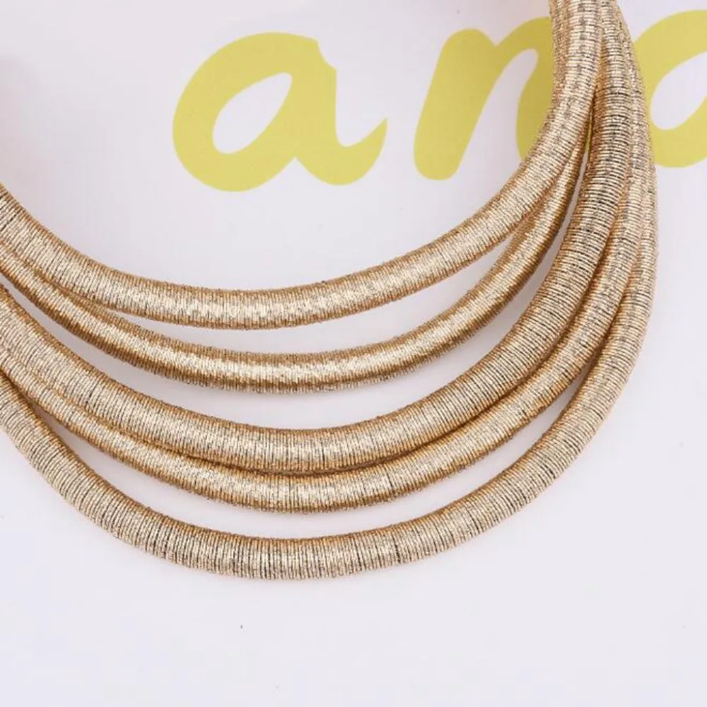 DiLiCa Fashion Women's Choker Necklace Simple Multi-layer Collar Necklaces Chokers Vintage Statement Naszyjnik | Украшения и