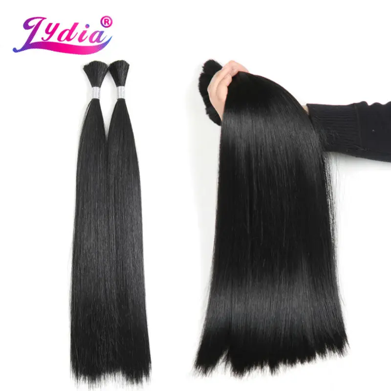 Лидия для женщин Длинные прямые синтетические волосы пряди 18 &quot 26&quot натуральный